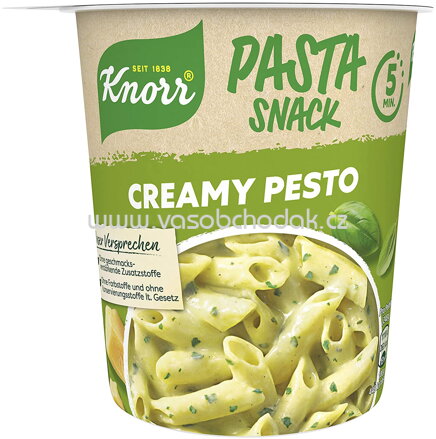 Knorr Pasta Snack Creamy Pesto, Becher, 68g
