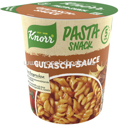 Knorr Pasta Snack Gulasch Sauce, Becher, 60g
