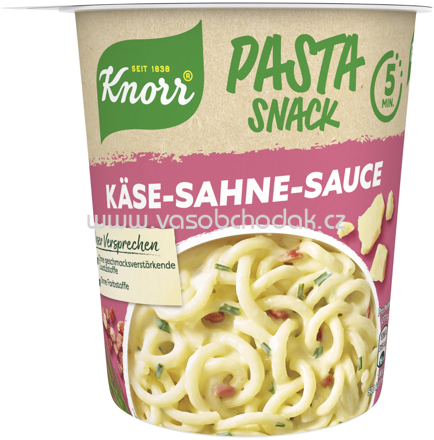 Knorr Pasta Snack Käse Sahne Sauce, Becher, 71g