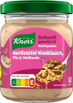 Knorr Kochpaste Gerösteter Knoblauch Pilz & Weißwein, 165g
