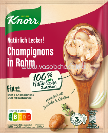 Knorr Natürlich Lecker Champignons in Rahm, 1 St