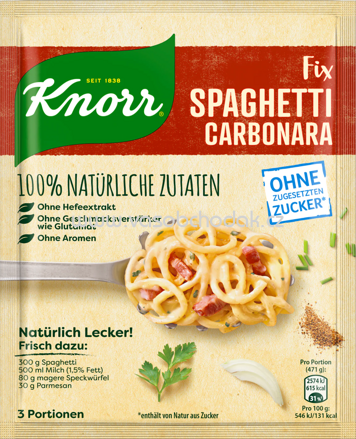 Knorr Natürlich Lecker Spaghetti Carbonara, 1 St