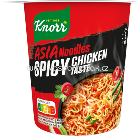 Knorr Asia Noodles Spicy Chicken Taste, Becher, 65g