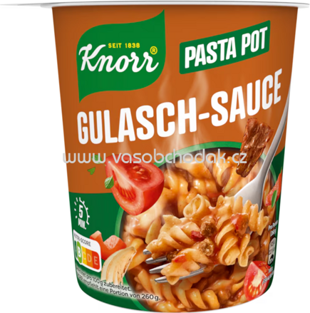 Knorr Pasta Snack Gulasch Sauce, Becher, 60g