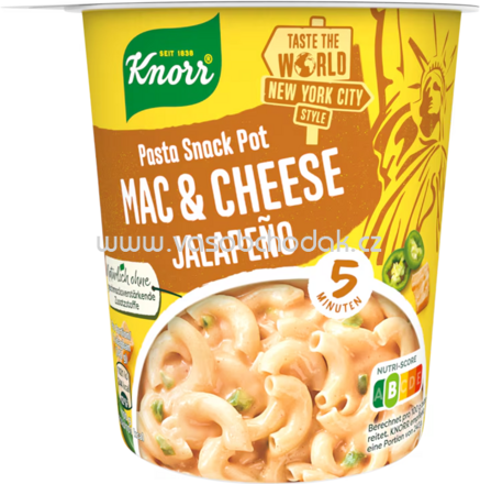 Knorr Pasta Snack Mac & Cheese Jalapeno, Becher, 62g