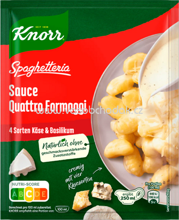 Knorr Spaghetteria Sauce Quattro Formaggi, 250 ml