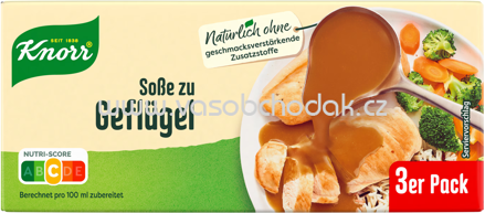 Knorr Soße zu Geflügel, 3x250 ml