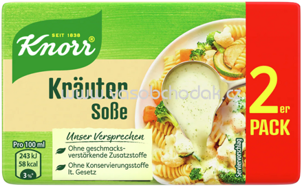 Knorr Kräuter Soße, 2x250 ml
