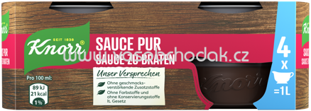 Knorr Sauce Pur Sauce zu Braten, 4x250 ml