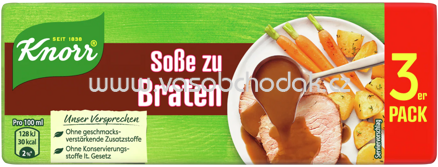 Knorr Soße zum Braten, 3x250 ml