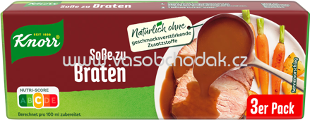 Knorr Soße zum Braten, 3x250 ml