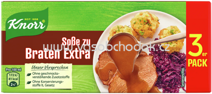 Knorr Soße zu Braten Extra, 3x250 ml