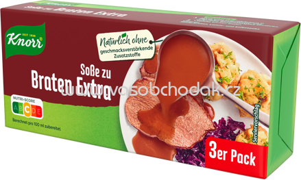 Knorr Soße zu Braten Extra, 3x250 ml