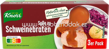 Knorr Sosse zu Schweinebraten, 3x250 ml