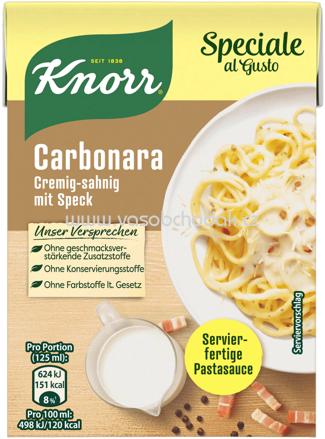 Knorr Speciale al Gusto Carbonara, 370g