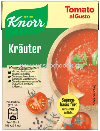 Knorr Tomato al Gusto Kräuter, 370g