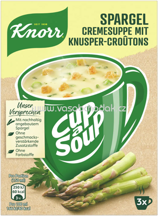 Knorr Cup a Soup Instant Suppe Spargel, 3x150 ml