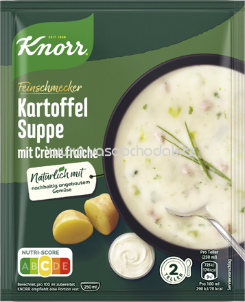 Knorr Feinschmecker Kartoffelsuppe mit Creme Fraiche, 1 St