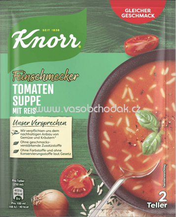 Knorr Feinschmecker Tomatensuppe mit Reis, 1 St