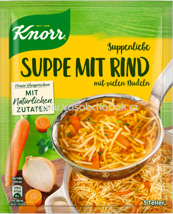 Knorr Suppenliebe Suppe mit Rind, 1 St