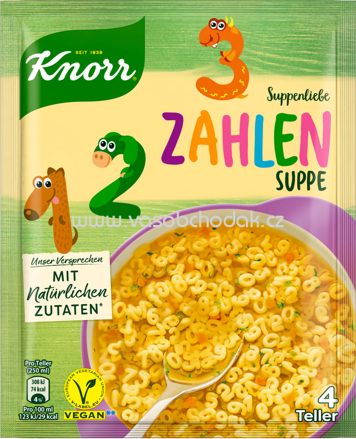 Knorr Suppenliebe Zahlen Suppe, 1 St