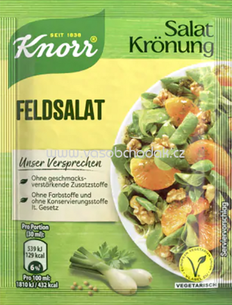 Knorr Salatkrönung Feldsalat, 5St, 50g