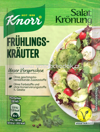 Knorr Salatkrönung Frühlingskräuter, 5St, 50g