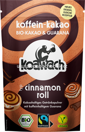 Koawach Koffein Kakao Cinnamon Roll, 100g