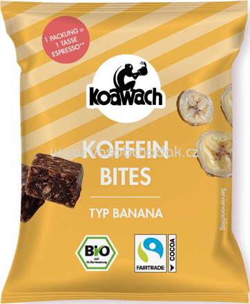 Koawach Koffein Bites Typ Banana, 36g
