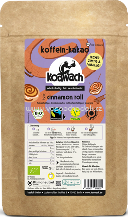Koawach Koffein Kakao Cinnamon Roll, 500g