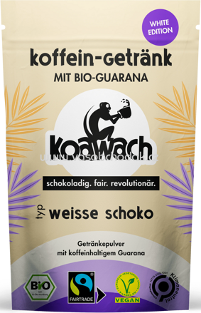 Koawach Koffein Getränk Weisse Schoko, 100g