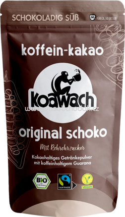 Koawach Koffein Kakao Original Schoko, 500g