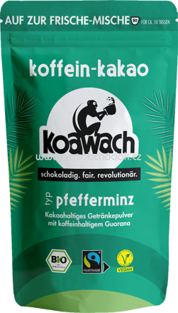 Koawach Koffein Kakao Pfefferminz, 500g
