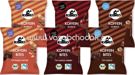 Koawach Koffein Bites Snack Set, 6x36g