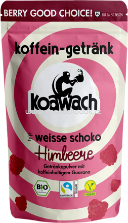 Koawach Koffein Getränk Weisse Schoko Himbeere, 500g
