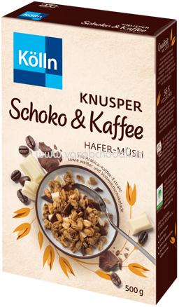 Kölln Müsli Knusper Schoko & Kaffee, 500g