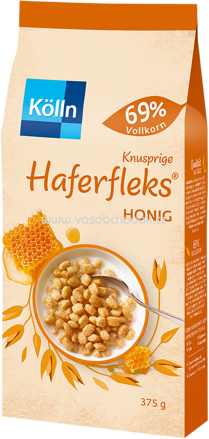 Kölln Knusprige Haferfleks Honig, 375g