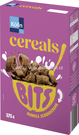 Kölln Cereals Bits Dunkle Schokocreme, 375g