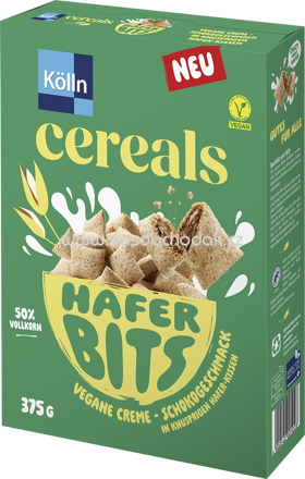 Kölln Cereals Hafer Bits Vegane Creme Schokogeschmack, 375g