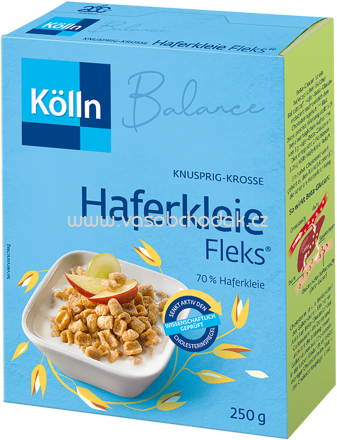 Kölln Balance Knusprig Krosse Haferkleie Fleks, 250g