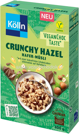 Kölln Hafer-Müsli Crunchy Hazel, vegan, 400g