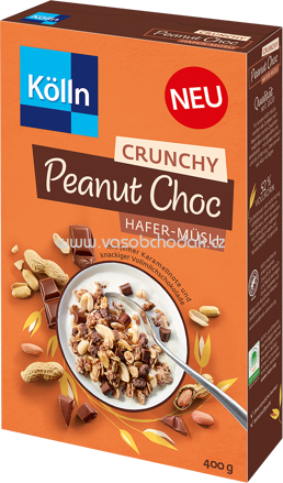 Kölln Crunchy Müsli Peanut Choc, 400g