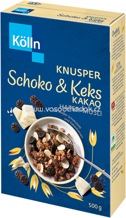 Kölln Müsli Knusper Schoko & Keks Kakao, 500g