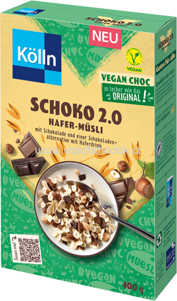 Kölln Hafer-Müsli Schoko 2.0, vegan, 400g