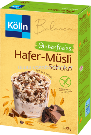 Kölln Glutenfreies Hafer-Müsli Schoko, 400g