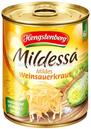 Hengstenberg Mildessa mildes Weinsauerkraut 850 ml