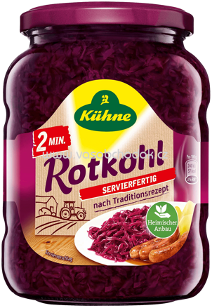 Kühne 2 Minnuten Rotkohl nach Traditionsrezept, servierfertig, 720 ml