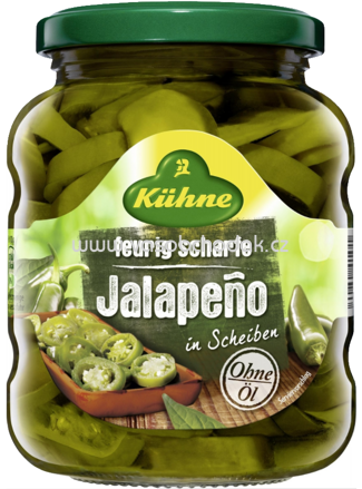 Kühne Feurig Scharfe Jalapeño, 370 ml