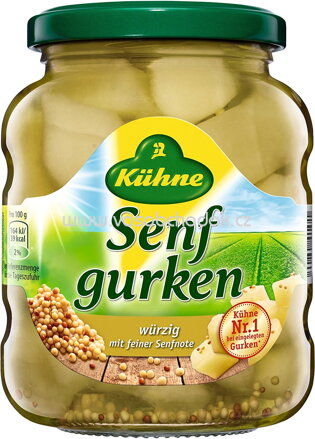 Kühne Senfgurken würzig 370 ml