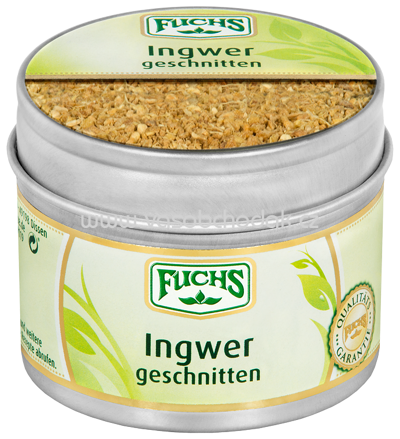 Fuchs Ingwer geschnitten 60g